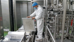 四川某大型乳制品加工企业过滤器测量检测图